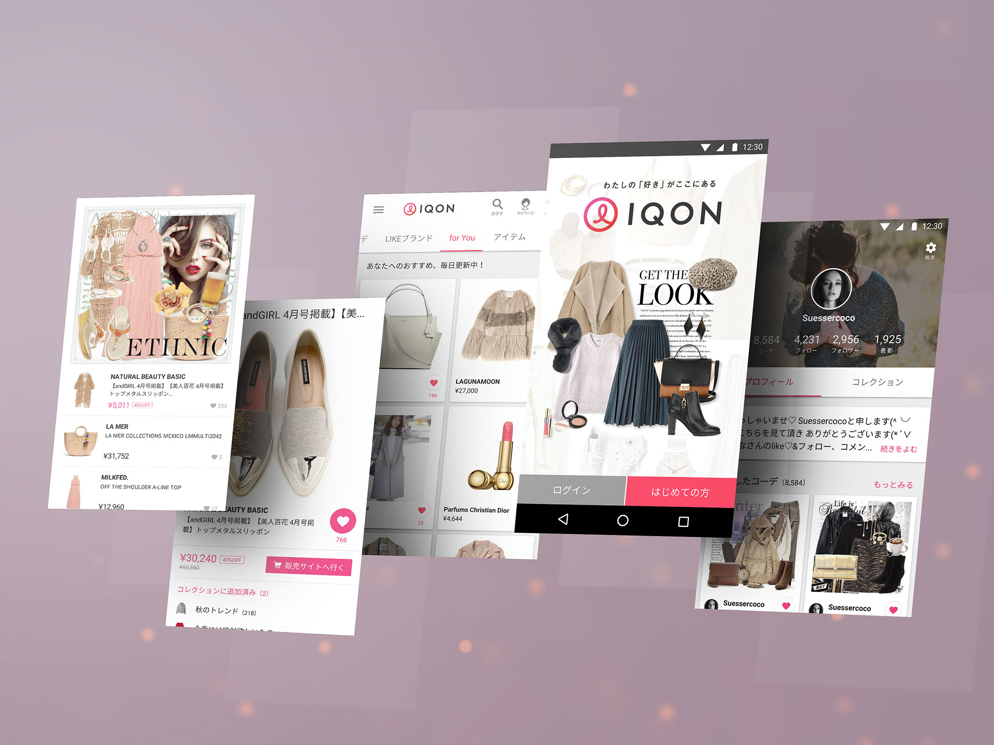 App IQON UI DESIGN