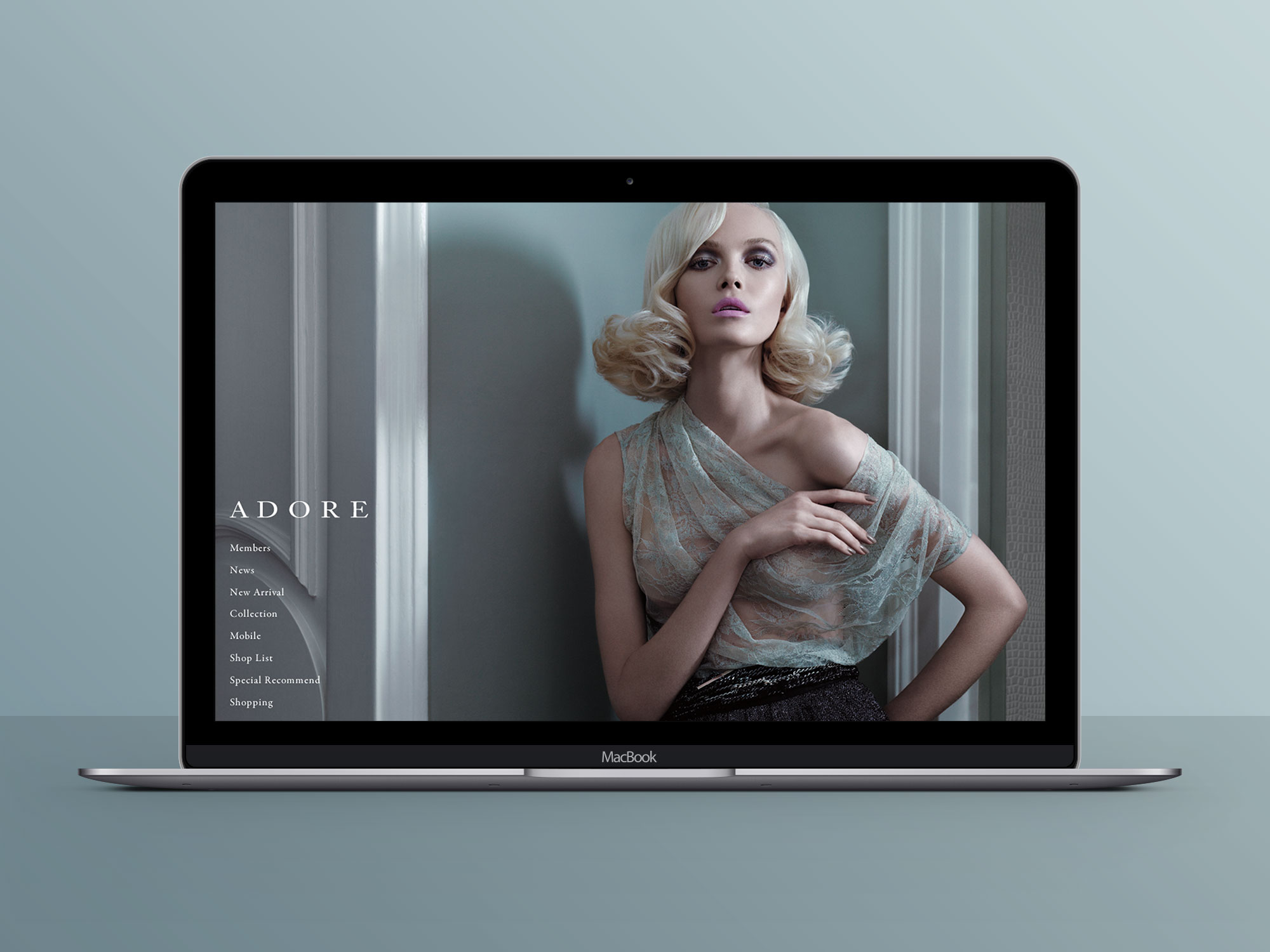 adore Official Web Site Design