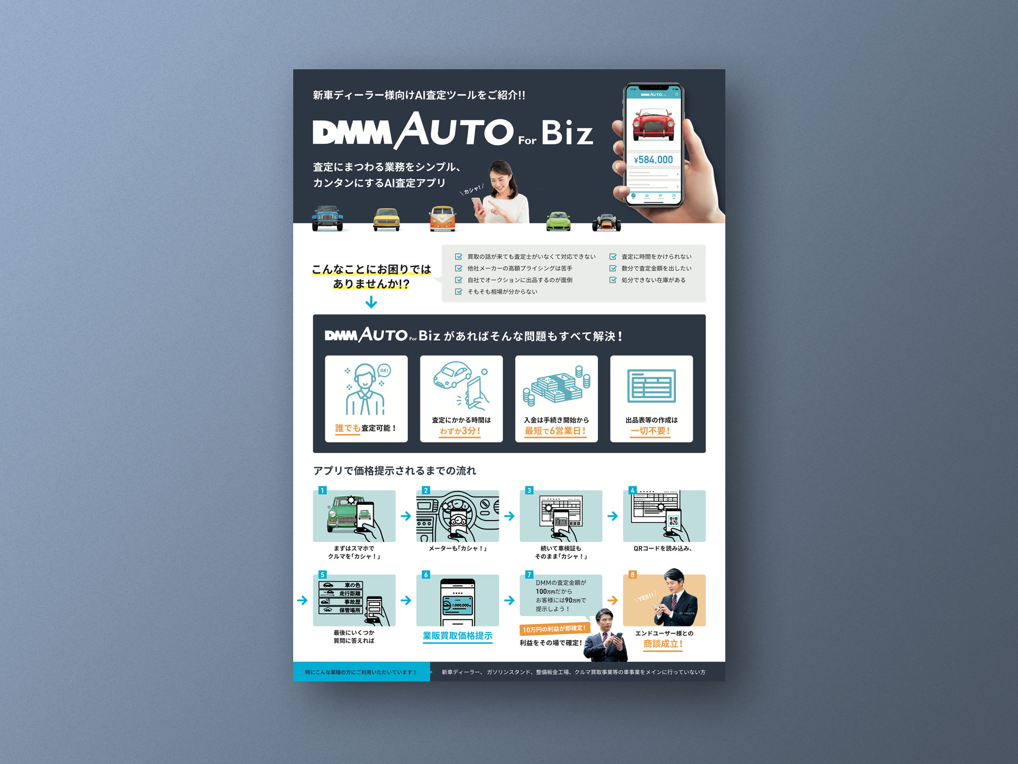 DMM AUTO for Biz Flyer Design